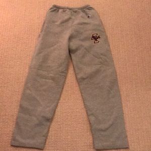 BC (Boston college) sweatpants